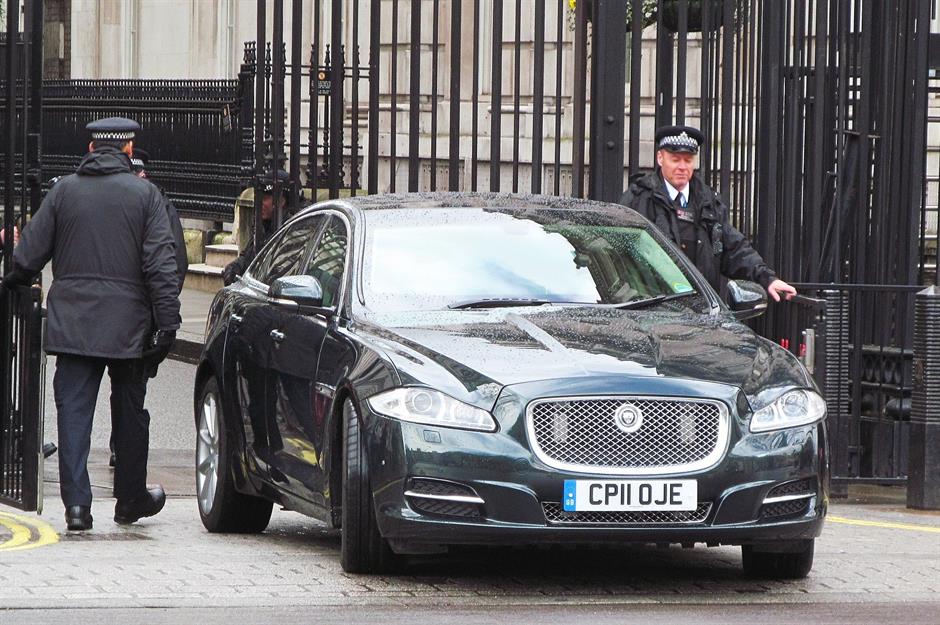UK Prime Minister Rishi Sunak: Jaguar XJ Sentinel 
